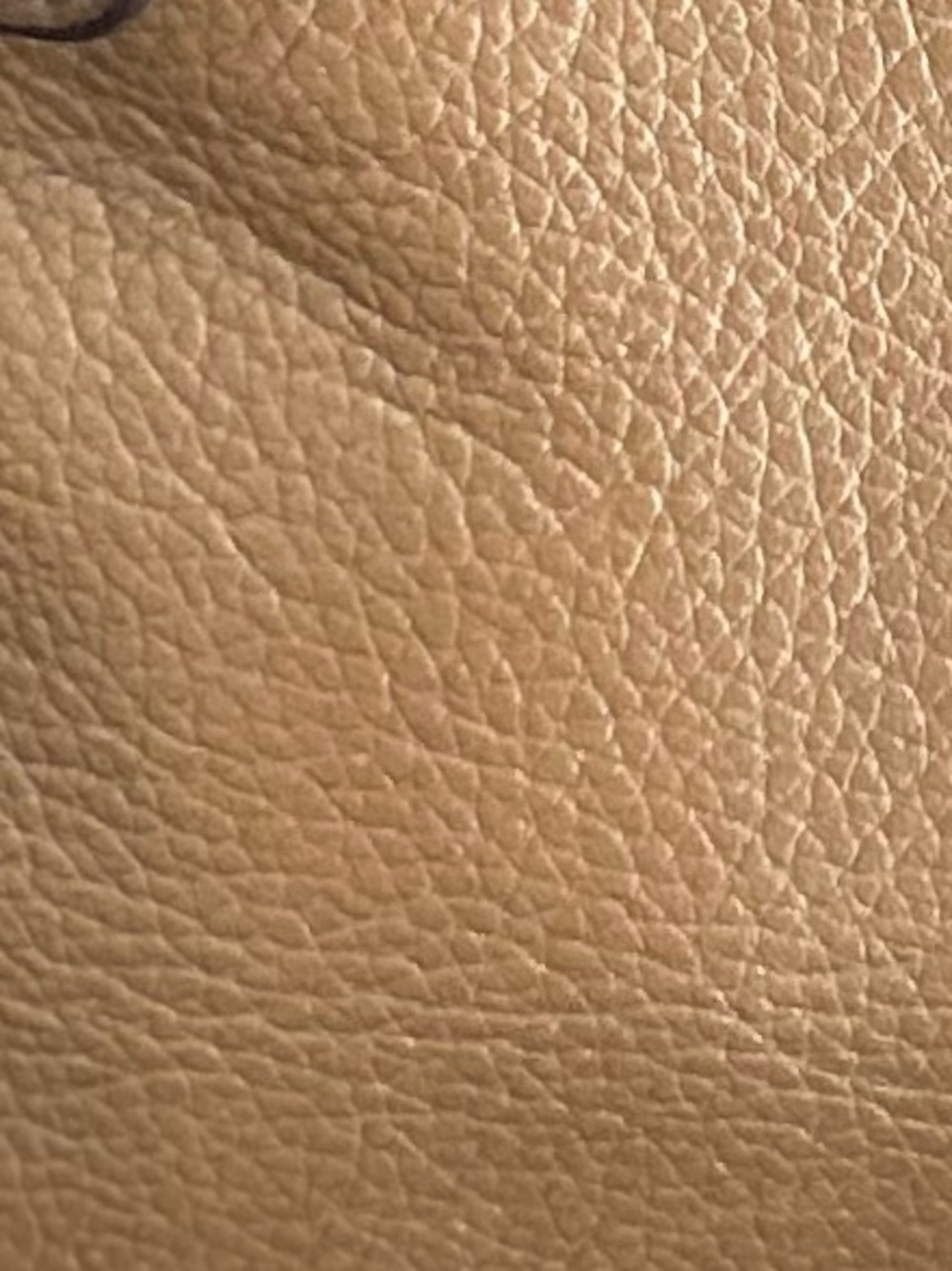 Tignanello Metallic Gold Pebbled Leather Crossbody Bag Buckle Accent Purse - Picture 8 of 11